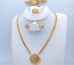 Golden Jewelry Set