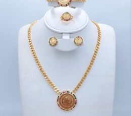 Golden Jewelry Set