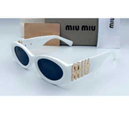 Miu Miu White Sunglasses