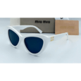 Miu Miu White Sunglasses