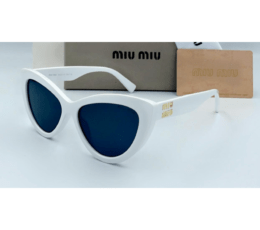 Miu Miu White Sunglasses
