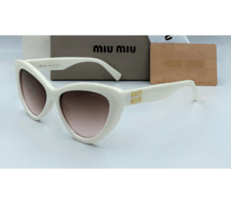 Miu Miu White Sunglasses