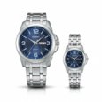 Casio Couple Watch Set – Premium Stainless Steel Design