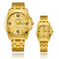 Casio Couple Watch Set – Premium Stainless Steel Design