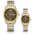 Casio Couple Watch Set – Premium Stainless Steel Design