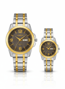 Casio Couple Watch Set – Premium Stainless Steel Design