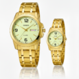 Casio Couple Watch Set – Premium Stainless Steel Design