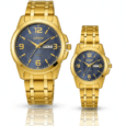 Casio Couple Watch Set – Premium Stainless Steel Design