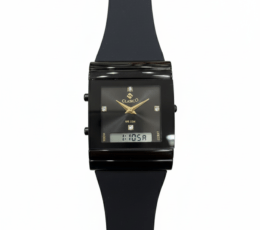 Clasico Luxury Unisex Dual-Time Hybrid Watch