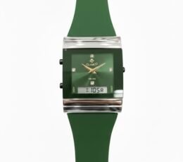 Clasico Luxury Unisex Dual-Time Hybrid Watch