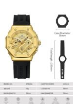 Naviforce Wrist Unisex Watch NF8035L-GBB - Image 3