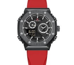 NAVIFORCE Men Dual Display Analog Digital Watch
