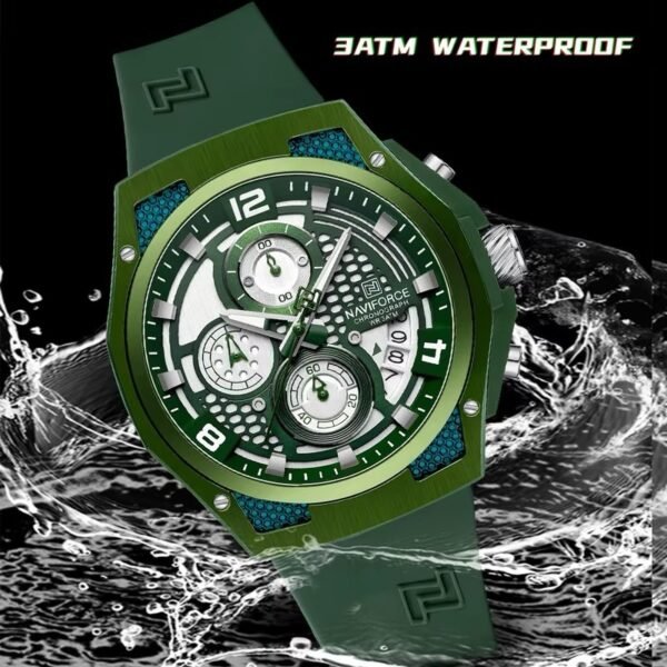 NAVIFORCE Men's Luxury Sport Chronograph Watch - Image 5
