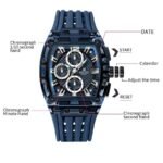 NAVIFORCE Men’s Transparent Luxury Sport Watch - Image 4