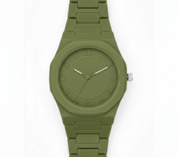 Stealth Edition Minimalist Watch – Olive Green Matte Finish