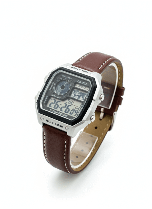 ⁦ساعة Casio AE-1200 Royale معدّلة بطابع كلاسيكي عتيق⁩ - الصورة ⁦2⁩