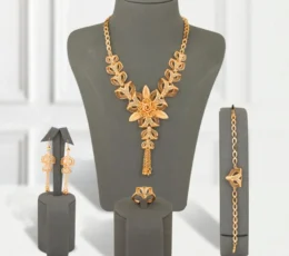 Royal Flower Leaf Gold Alternative Set