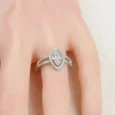Silver Eye Gold Alternative Ring