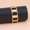 Gold Spike Bracelet, Square Shape