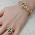 Marble Green Nile Rose Bracelet