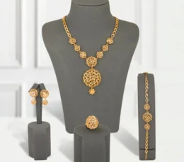 harmonious gold floral set