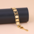 Gold Spike Bracelet, Round Shape