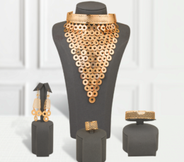 Gold Alternative Set, Sparkling Gold Circles