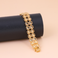 Gold alternative bracelet with elegant designs