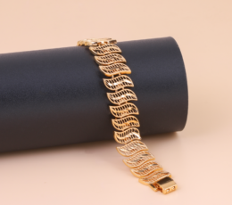  Plain Gold Bracelet