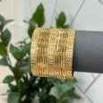 5 Embroidery locks Gold Alternative Bangles
