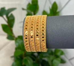 Zircon Circle Bangles A Gold Alternative