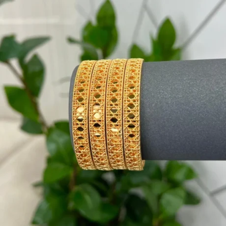 Zircon Circle Bangles A Gold Alternative