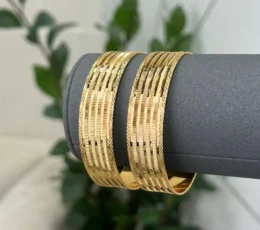 Fast-line bangles, a gold alternative
