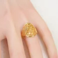 Rectangular Gold Alternative Ring