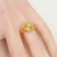 Sun Treasures Gold Substitute Ring