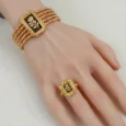 Gold Alloy Square Replacement Set