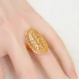 Luxury Flower Gold Alternative Ring