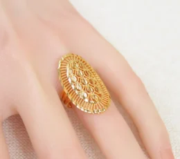 Luxury Flower Gold Alternative Ring