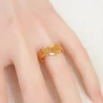 Gold alternative ring, a touch of elegance
