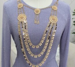 Golden waterfall set, gold alternative