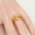 Gold Alternative Ring Teardrop Light
