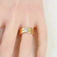 Gold alternative ring, Touch of Purity