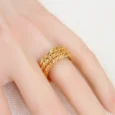  Luxury Rope Gold Alternative Ring