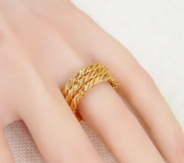  Luxury Rope Gold Alternative Ring