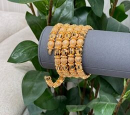 Gold Alternative Bangles Gold Balls