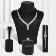 Diamond Leaf Gold Plated Alternative Set