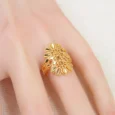 Gold Sublime Flower Ring