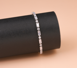 Diamond Elegance Gold Alternative Bracelet