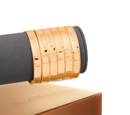 Gold Alternative Bangles Gold Wave | Price Per Unit