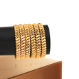 Gold Alternative Bangles With Golden Shells | Price Per Unit